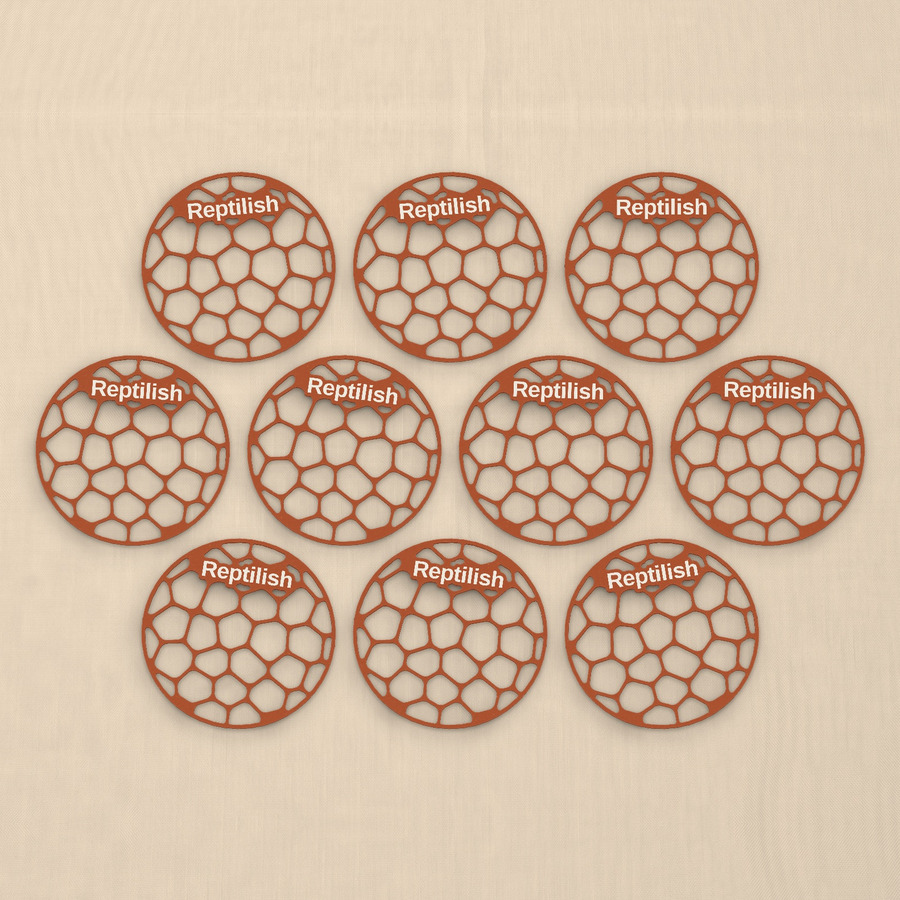 10 片圓形 Pebble Plate